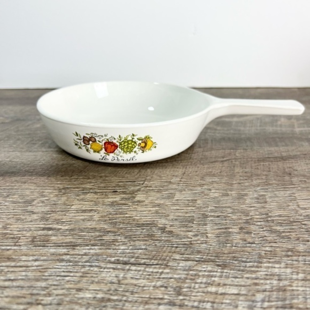 Corningware Le Persil skillet pan Vintage Spice of Life